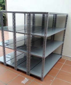 Kệ sắt 4 tầng: cao 1,5m x dài 1,2m x rộng 0,4m