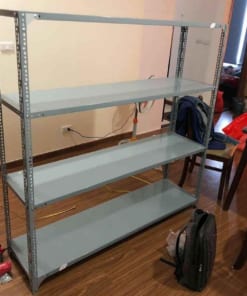 Kệ sắt 4 tầng: cao 1,5m x dài 1,5m x rộng 0,3m