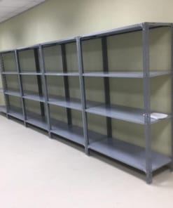 Kệ sắt v lỗ 4 tầng: cao 1,5m x dài 1m x rộng 0,5m