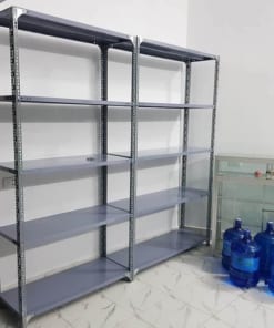 Kệ sắt 5 tầng: cao 2m x dài 1,2m x rộng 0,3m