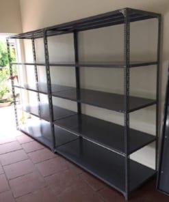 Kệ sắt 5 tầng: cao 2m x dài 1,5m x rộng 0,6m