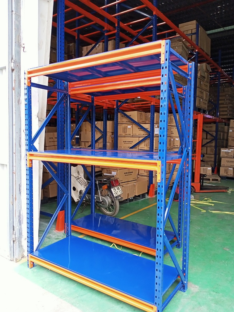 Kệ trung tải 3 tầng: cao 2m x dài 1,5m x rộng 0,6m