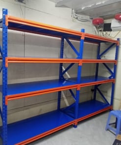 Kệ trung tải: cao 2000 x dài 2940 x rộng 600 x 4 tầng