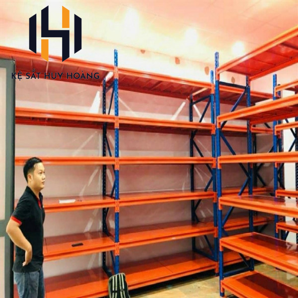 Kê kho hàng trung tải 6 tầng giúp tối ưu không gian chứa hàng